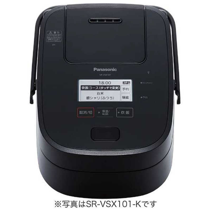 パナソニック　Panasonic パナソニック　Panasonic 炊飯器 1升 おどり炊き スチーム&可変圧力 圧力IH ブラック SR-VSX181-K SR-VSX181-K