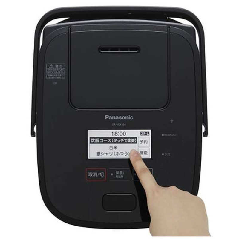 パナソニック　Panasonic パナソニック　Panasonic 炊飯器 1升 おどり炊き スチーム&可変圧力 圧力IH ブラック SR-VSX181-K SR-VSX181-K