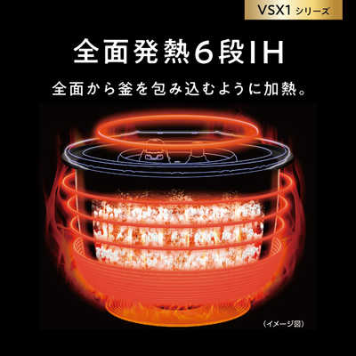 パナソニック Panasonic 炊飯器 1升 おどり炊き スチーム&可変