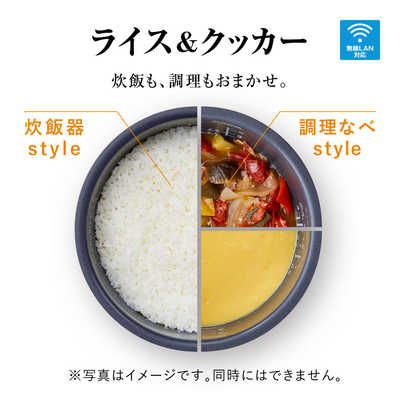 Panasonic SR-UNX101 炊飯器　ライス&クッカー 炊飯コースは自分仕様！ 調理も存分に楽しめるパナソニックのIH