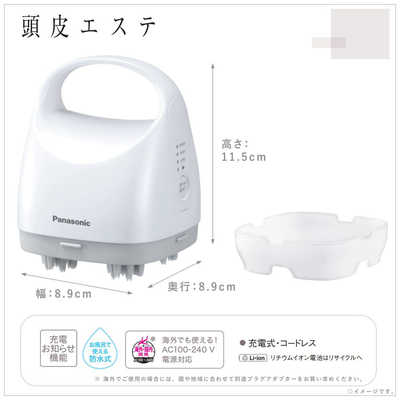 パナソニック Panasonic ヘッドスパ 国内・海外兼用 AC100-240V EH