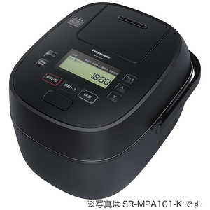 パナソニック　Panasonic 【アウトレット】炊飯器 1升 可変圧力 おどり炊き 圧力IH ブラック SR-MPA181-K