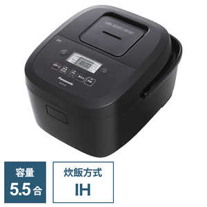 ＜コジマ＞ パナソニック Panasonic 炊飯器 5.5合 IH ブラック K SRFE101