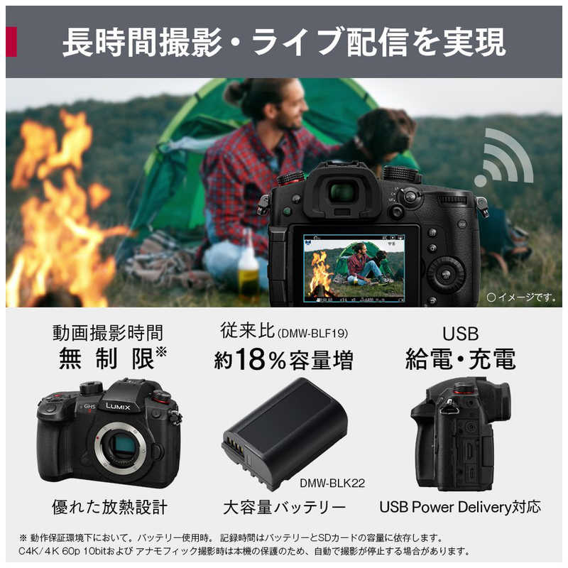 パナソニック　Panasonic パナソニック　Panasonic ミラーレス一眼カメラ LUMIX DC-GH5M2M 標準ズームレンズキット LUMIX DC-GH5M2M 標準ズームレンズキット