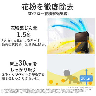 パナソニック Panasonic 【アウトレット】加湿空気清浄機 「ナノイー