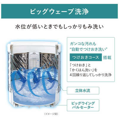 パナソニック Panasonic 全自動洗濯機 Fシリーズ 洗濯5.0kg NA