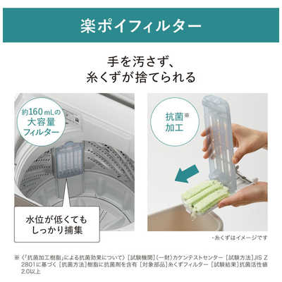 パナソニック Panasonic 全自動洗濯機 Fシリーズ 洗濯5.0kg NA-F50B15