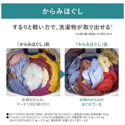 パナソニック Panasonic 全自動洗濯機 Fシリーズ 洗濯5.0kg NA-F50B15 