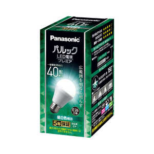 パナソニック Panasonic パナソニック パルックLED電球プレミア 一般電球タイプ 4.2W [E26 /一般電球形 /昼白色 /1個 /広配光タイプ] LDA4NGSK4