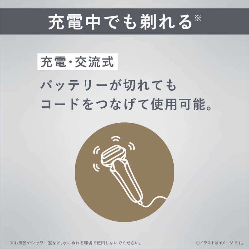 パナソニック　Panasonic パナソニック　Panasonic 【アウトレット】メンズシェーバー ラムダッシュ 茶 [3枚刃 /AC100V-240V] ES-LT2P-T ES-LT2P-T