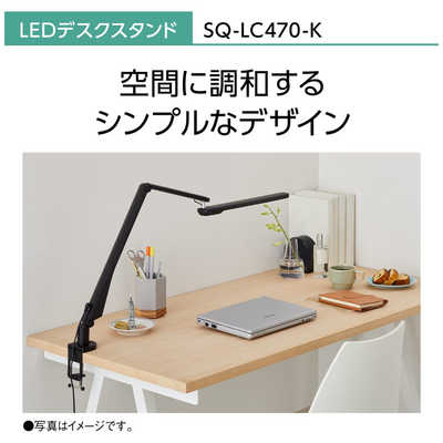Amazon | パナソニック LEDデスクライト 置き形 シルバー SQ