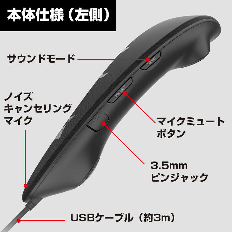 パナソニック　Panasonic パナソニック　Panasonic ゲーミングネックスピーカー USB/ネックバンドタイプ SC-GN01-FF SC-GN01-FF