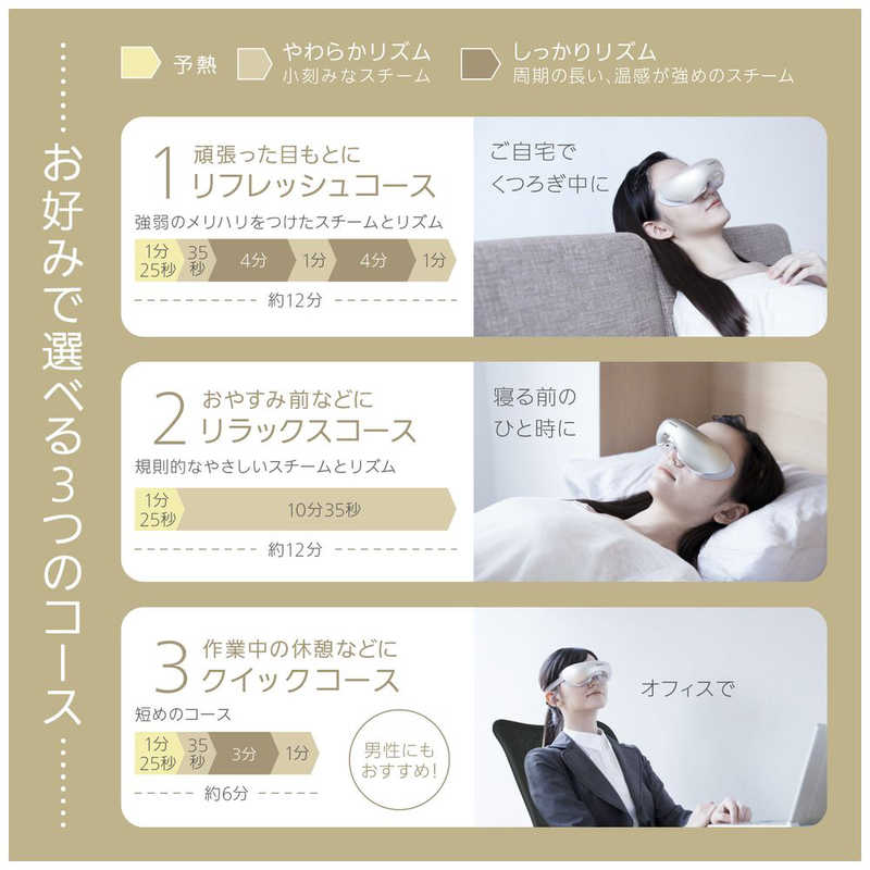 パナソニック Panasonic 目もとエステ[AC100-240V] ゴールド調 EH-CSW68-N の通販 | カテゴリ：美容家電・健康家電 | パナソニック  Panasonic | Panasonic 家電通販のコジマネット - 全品代引き手数料無料