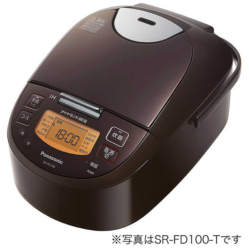 パナソニック　Panasonic パナソニック　Panasonic 炊飯器 1升 ブラウン IH SR-FD180-T SR-FD180-T