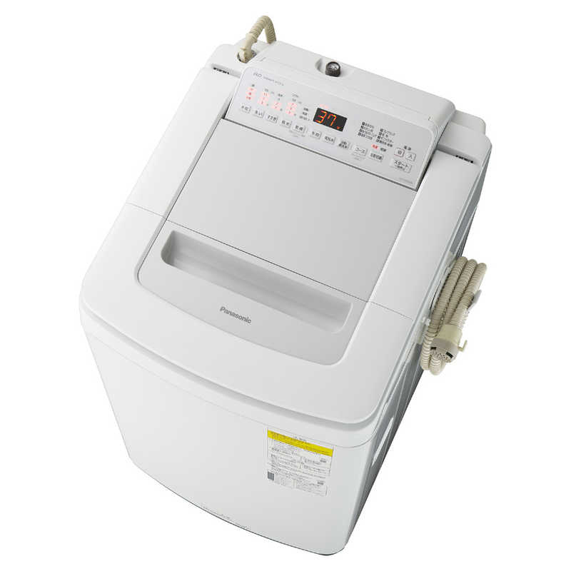 パナソニック　Panasonic パナソニック　Panasonic 縦型洗濯乾燥機 洗濯8.0kg 乾燥4.5kg ヒーター乾燥 NA-FD80H8-S シルバー NA-FD80H8-S シルバー