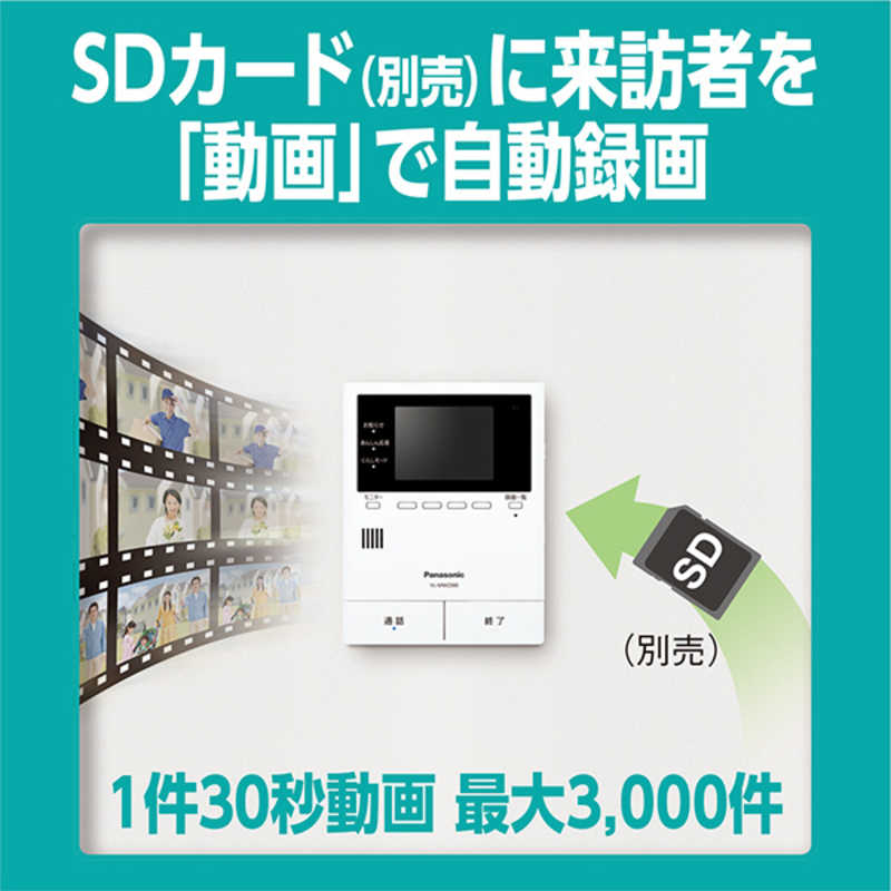 パナソニック　Panasonic パナソニック　Panasonic ワイヤレスモニター付テレビドアホン ｢どこでもドアホン｣ VL-SWZ300KF VL-SWZ300KF