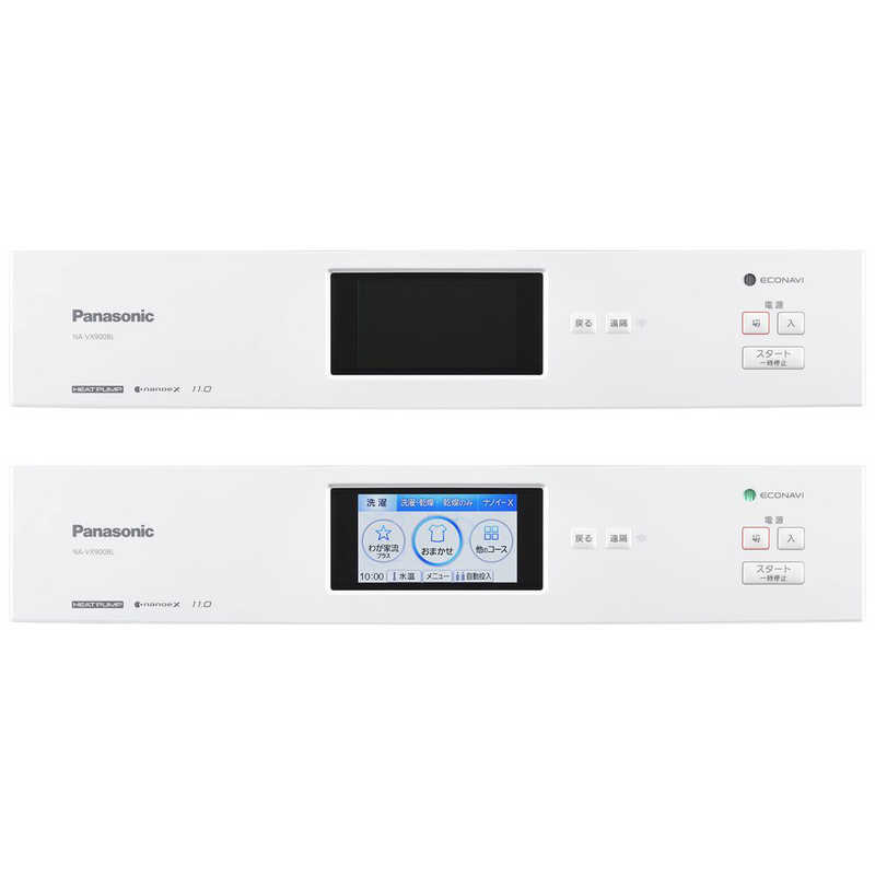 パナソニック　Panasonic パナソニック　Panasonic ドラム式洗濯乾燥機 VXシリーズ 洗濯11.0kg 乾燥6.0kg ヒートポンプ乾燥 (左開き) NA-VX900BL-W クリスタルホワイト NA-VX900BL-W クリスタルホワイト
