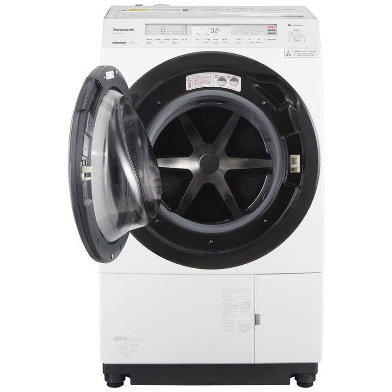 パナソニック　Panasonic パナソニック　Panasonic ドラム式洗濯乾燥機 VXシリーズ 洗濯11.0kg 乾燥6.0kg ヒートポンプ乾燥 (左開き) 温水洗浄 NA-VX800BL-W クリスタルホワイト NA-VX800BL-W クリスタルホワイト