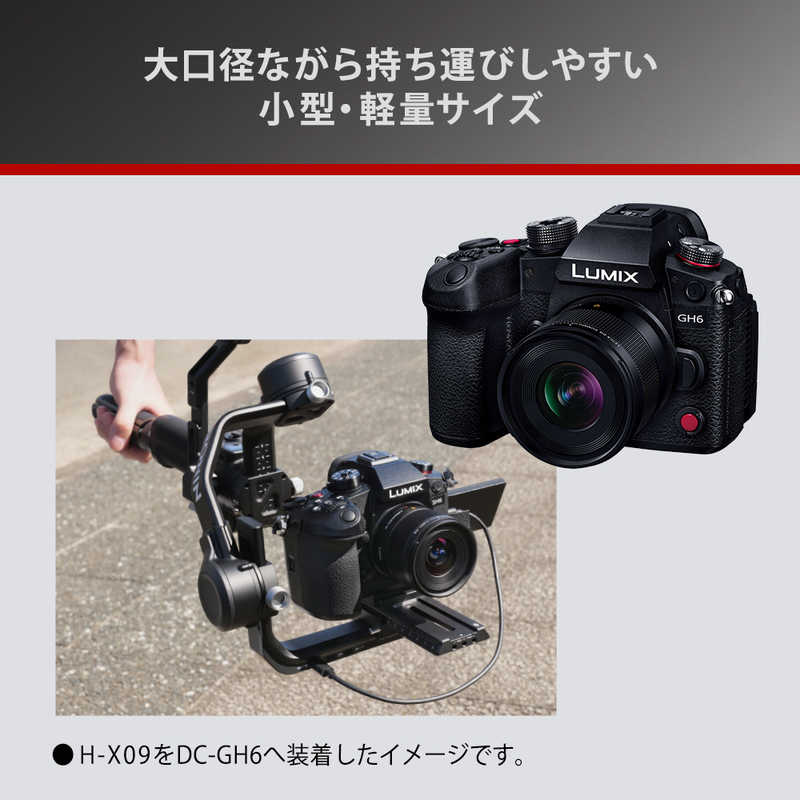 パナソニック　Panasonic パナソニック　Panasonic カメラレンズ  LEICA DG SUMMILUX 9mm F1.7 ASPH. H-X09 LEICA DG SUMMILUX 9mm F1.7 ASPH. H-X09