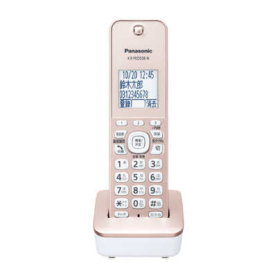 Panasonic VE-GD58DL-N コードレス電話機　未使用・新品同様 Panasonic - コードレス電話機（子機1台付き） VE-GD58DLの通販