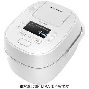 パナソニック　Panasonic 炊飯器 1升 おどり炊き ホワイト 可変圧力IH SR-MPW182-W