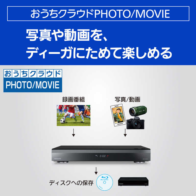 パナソニック　Panasonic パナソニック　Panasonic ブルーレイレコーダー 10TB 全自動録画対応 BS･CS 4Kチューナー内蔵 DMR-4X1002 DMR-4X1002