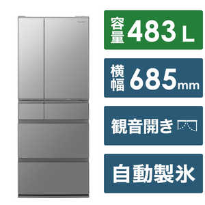 ѥʥ˥å Panasonic ¢ MEX 6ɥ եɥ(Ѳ) 483L NR-F489MEX-S ƥ쥹С
