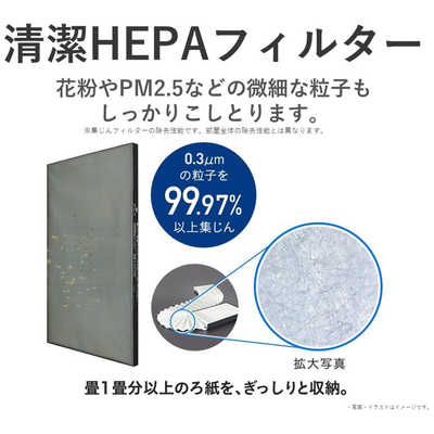 パナソニック Panasonic ナノイー搭載空気清浄機 ホワイト [適用畳数