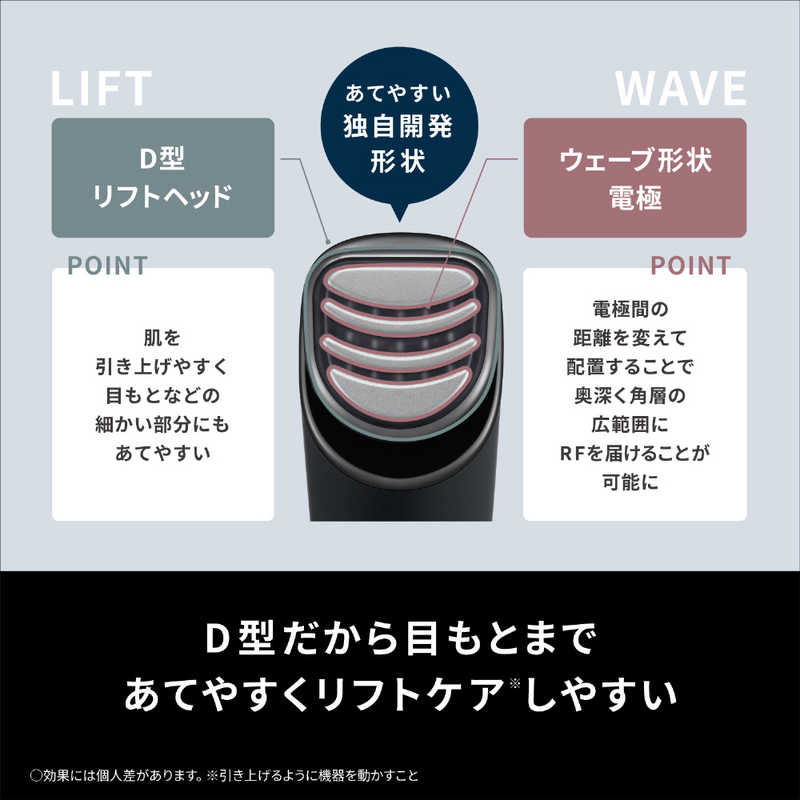 パナソニック　Panasonic パナソニック　Panasonic 【アウトレット】リフトケア美顔器 バイタリフトRF [国内・海外対応] ブラック EH-SR85-K EH-SR85-K