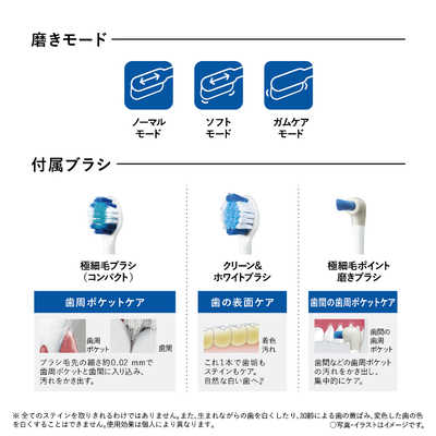 パナソニック Panasonic 電動歯ブラシ Doltz （ドルツ） 白 [振動式