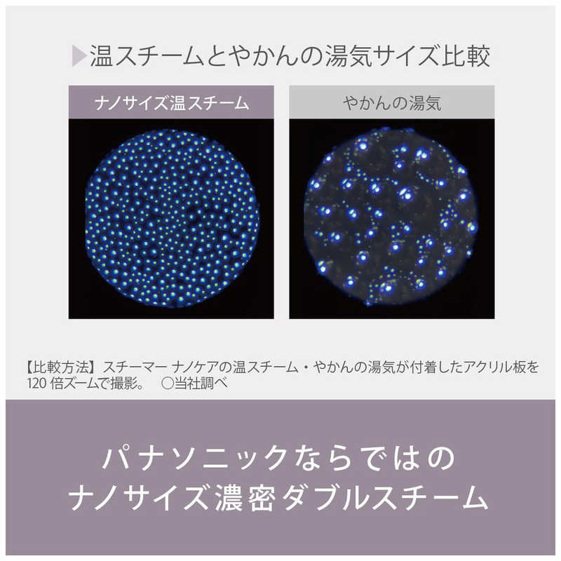 パナソニック Panasonic スチーマー ナノケア グレージュ EH-SA70-H の