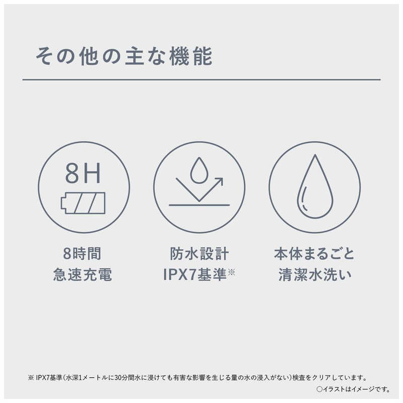 パナソニック　Panasonic パナソニック　Panasonic 電気シェーバー ［3枚刃 /AC100V-240V］ ダークネイビー ES-RT1AU-A ES-RT1AU-A