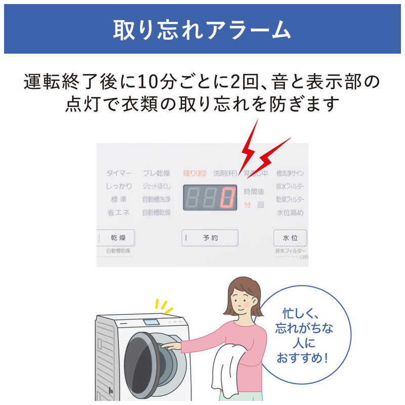 パナソニック　Panasonic パナソニック　Panasonic ドラム式洗濯乾燥機 洗濯11.0kg 乾燥6.0kg ヒートポンプ乾燥 (左開き) NA-LX113BL-W マットホワイト NA-LX113BL-W マットホワイト