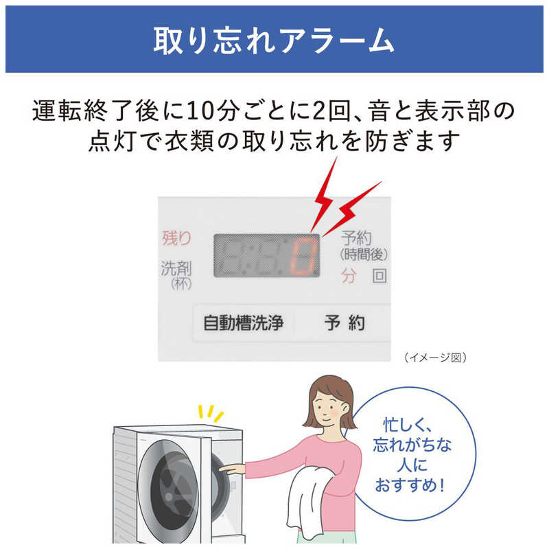 パナソニック　Panasonic パナソニック　Panasonic ドラム式洗濯乾燥機 Cuble キューブル 洗濯7.0kg 乾燥3.5kg ヒーター乾燥(排気タイプ) (左開き) 温水洗浄 NA-VG770L-H シルバーグレー NA-VG770L-H シルバーグレー