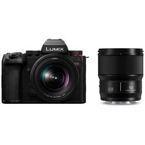 パナソニック Panasonic ミラーレス一眼カメラ LUMIX S5II ダブルレンズキット DC-S5M2W ブラック