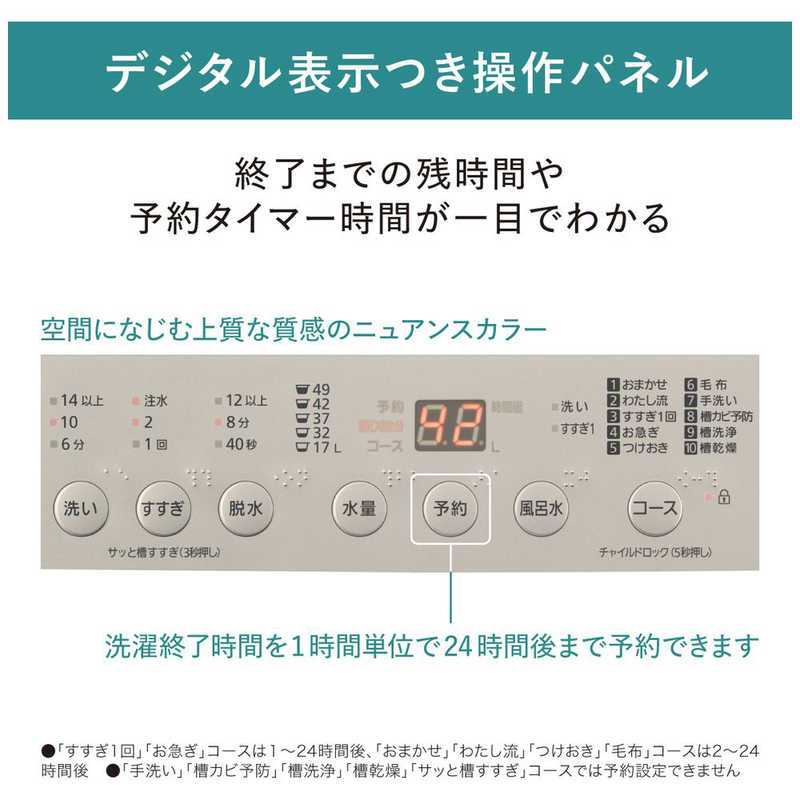 パナソニック Panasonic 全自動洗濯機 Fシリーズ 洗濯6.0kg NA-F6PB1-C エクリュベージュ の通販 | カテゴリ：洗濯機・生活家電  | パナソニック Panasonic | パナソニック 家電通販のコジマネット - 全品代引き手数料無料