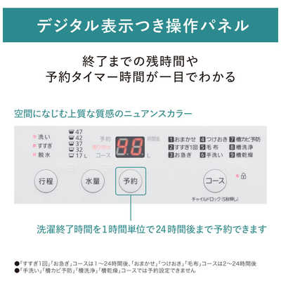 洗濯機　Panasonic 　5.0kg 　2022年製　NA-F5B1-LHPanasonic