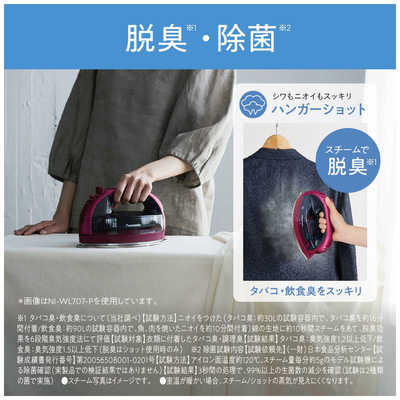 パナソニック Panasonic コードレススチームアイロン CaRuru