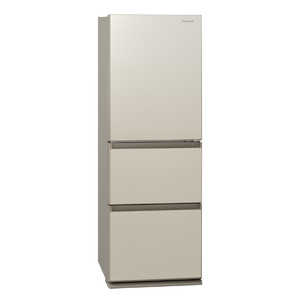 パナソニック　Panasonic 冷蔵庫 GCタイプ 3ドア 右開き 335L NR-C344GC-N サテンゴールド