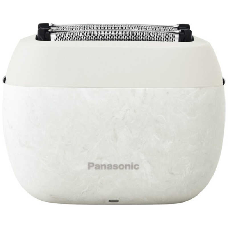 パナソニック　Panasonic パナソニック　Panasonic 電気シェーバー ラムダッシュ パームインシェーバー ［5枚刃 /AC100V-240V］ マーブルホワイト ES-PV6A-W ES-PV6A-W