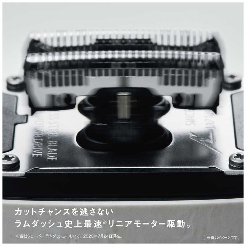 パナソニック　Panasonic パナソニック　Panasonic 電気シェーバー ラムダッシュ パームインシェーバー ［5枚刃 /AC100V-240V］ マーブルホワイト ES-PV6A-W ES-PV6A-W