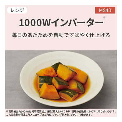 パナソニック Panasonic オーブンレンジ 26L フラット ブラック NE