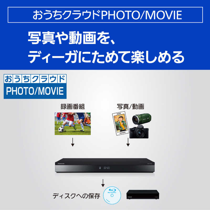 パナソニック　Panasonic パナソニック　Panasonic ブルーレイレコーダー [4TB /3番組同時録画 /BS・CS 4Kチューナー内蔵] DMR-4T403 DMR-4T403