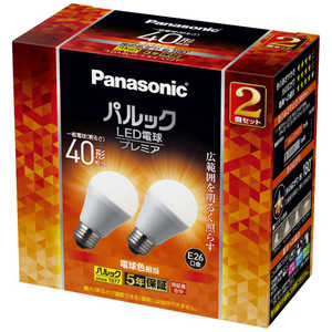 パナソニック　Panasonic パルックLED電球プレミア 一般電球タイプ(E26口金) ［E26 /一般電球形 /電球色 /1個 /広配光タイプ］ LDA4LGSK4CF2T