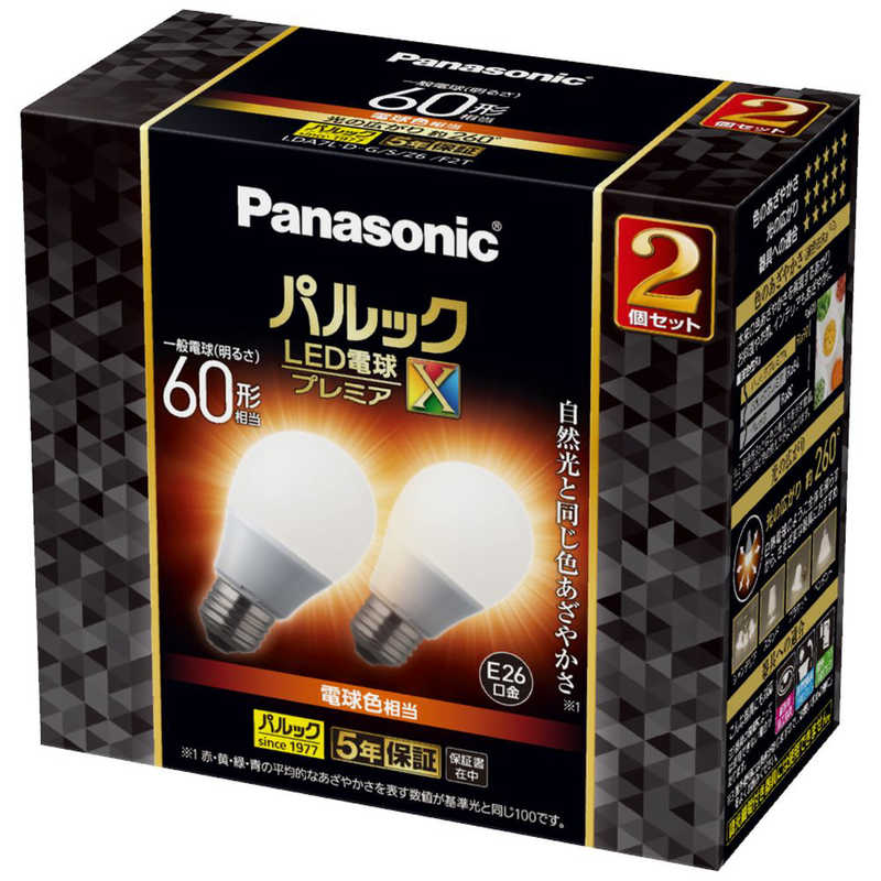 パナソニック　Panasonic パナソニック　Panasonic LED電球 一般電球タイプ(E26口金) 全方向タイプ ［E26 /一般電球形 /電球色 /1個 /全方向タイプ］ LDA7LDGSZ6F2T LDA7LDGSZ6F2T