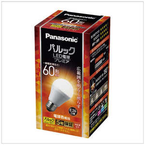 パナソニック　Panasonic パルックLED電球プレミア 一般電球タイプ(E26口金) ［E26 /一般電球形 /電球色 /1個 /広配光タイプ］ LDA7LGSK6CF
