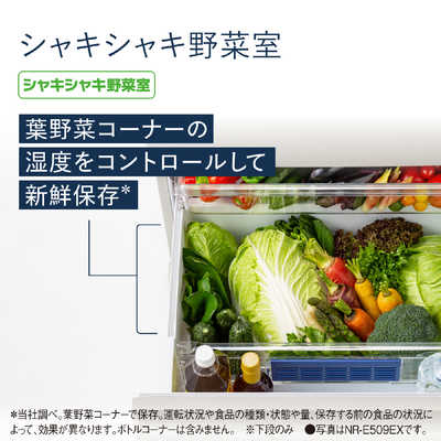 Panasonic NR-F509EX-N 冷蔵庫 501リットル 2023年 冷蔵庫 EXタイプ グレインベージュ NR-F509EX-N [幅65cm /501L〈344L