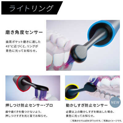 【超美品】Panasonic EW-DT63 電動歯ブラシ本体 概要 音波振動ハブラシ(電動歯ブラシ)ドルツEW-DT63 | オーラル