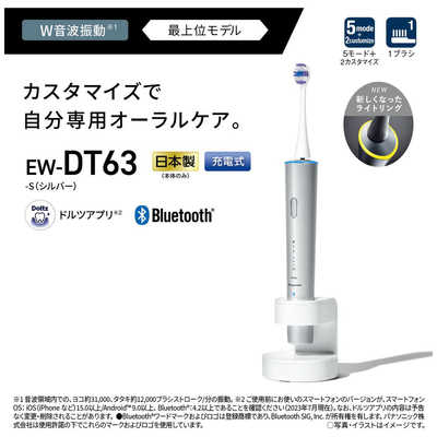 パナソニック Panasonic 電動歯ブラシ Doltz (ドルツ) シルバー