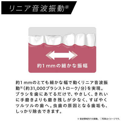 パナソニック Panasonic 電動歯ブラシ Doltz (ドルツ) 白 [振動